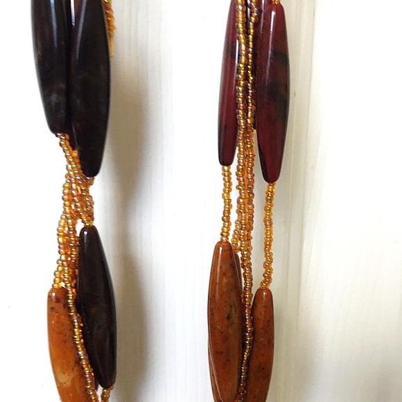 Multi-strand Beaded Necklace - Picture 6 of 9